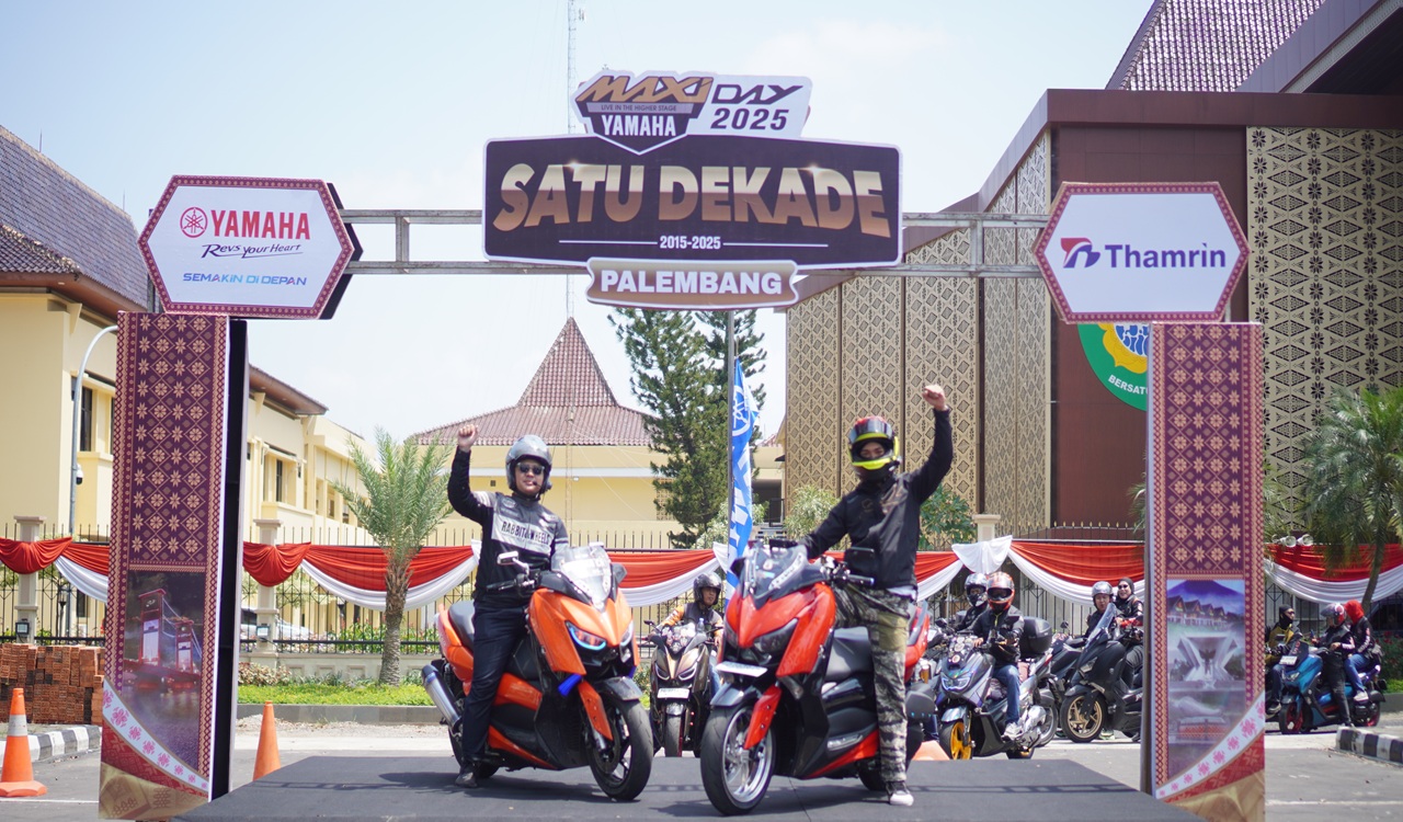 MAXi Yamaha Day 2025 Hadir di Nganjuk dan Palembang, Ratusan Bikers Ramaikan Perayaan Satu Dekade MAXi