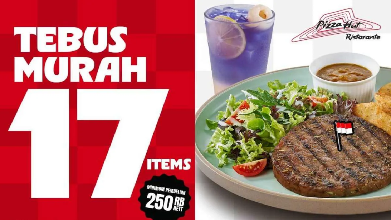 Promo Tebus Murah Pizza HUT: Diskon 17 Persen untuk 17 Menu Tiap Harinya
