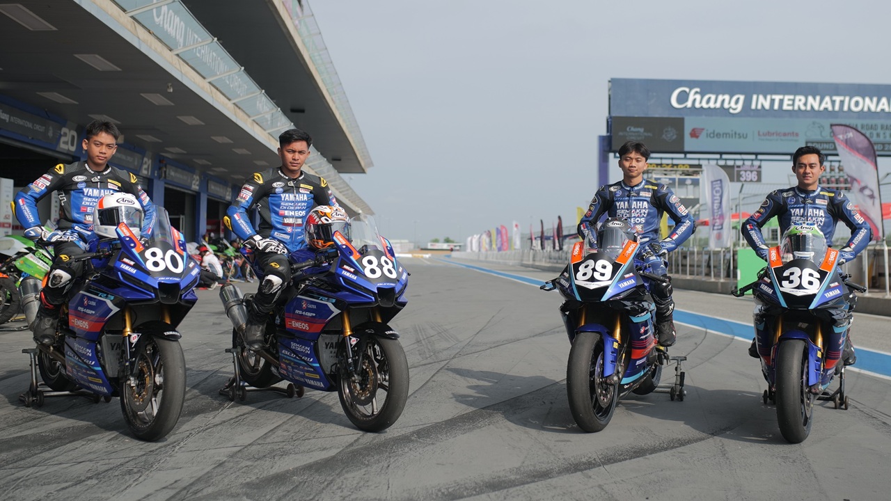 Kompak! Tim Yamaha Racing Indonesia Siap Naik Podium Lagi di Seri Sepang ARRC