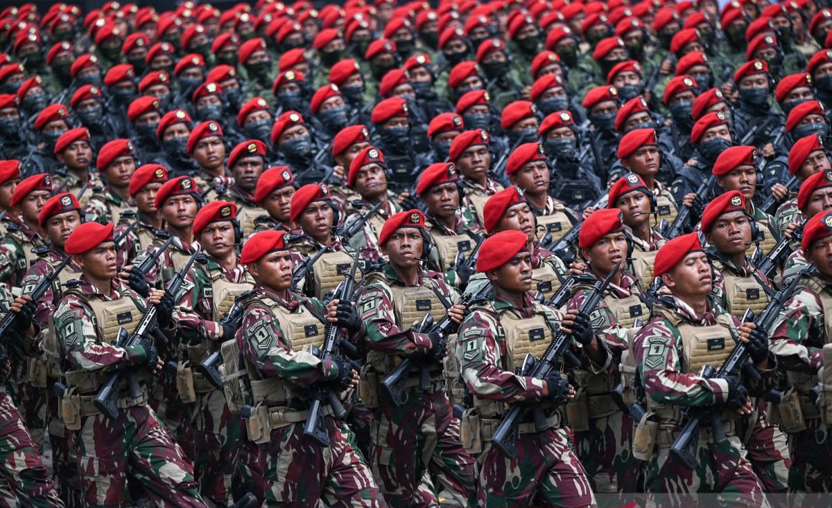 HUT ke-81 TNI Batal Digelar di Monas, Prajurit Sibuk Urus Bencana