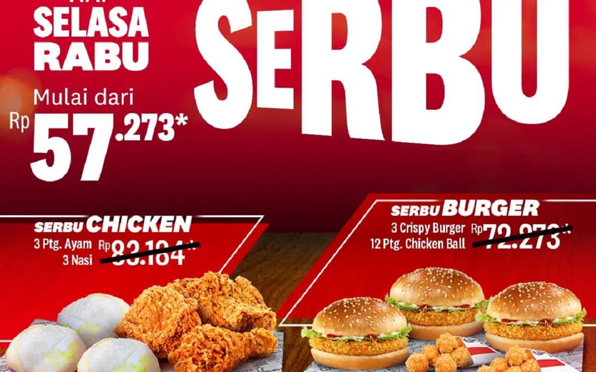 Siap-Siap Makan Hemat di KFC Hari Ini dengan Promo SERBU Hanya Rp 50 Ribu!