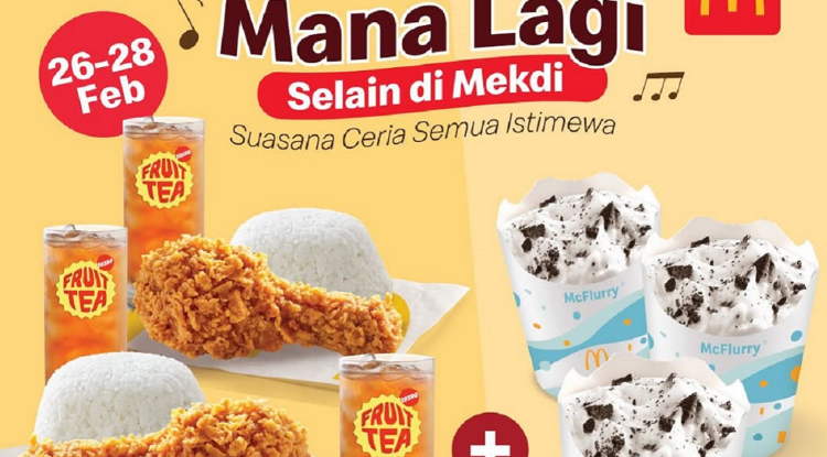 Akhir Bulan Makin Seru! Promo McDonald's Cuma 59 Ribuan, Makan Bertiga Makin Hemat!