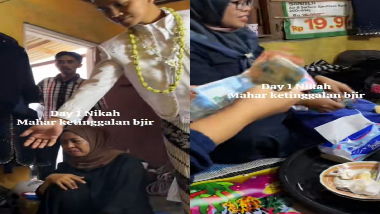 Viral Pengantin Pria Lupa Bawa Mahar Jelang Prosesi Akad Berujung 