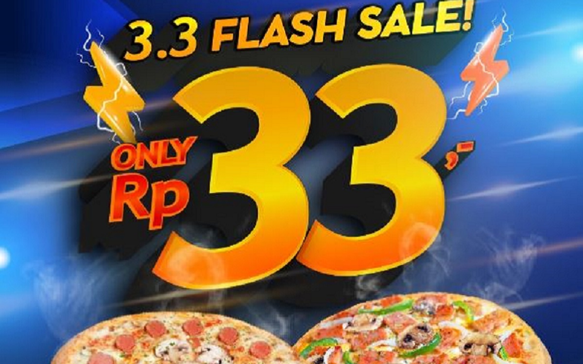 Promo Flash Sale 3.3 Domino's Pizza Spesial 3 Maret 2024: Kapan Lagi Bisa Beli Pizza dengan Harga Rp33!