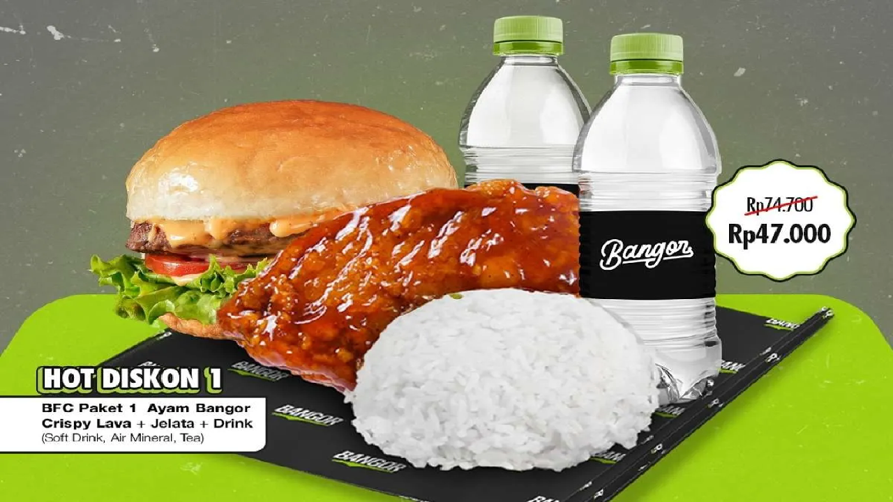 Promo Burger Bangor Hot Diskon Deal Oktober 2025: 3 Pilihan Paket Mulai Rp45.000