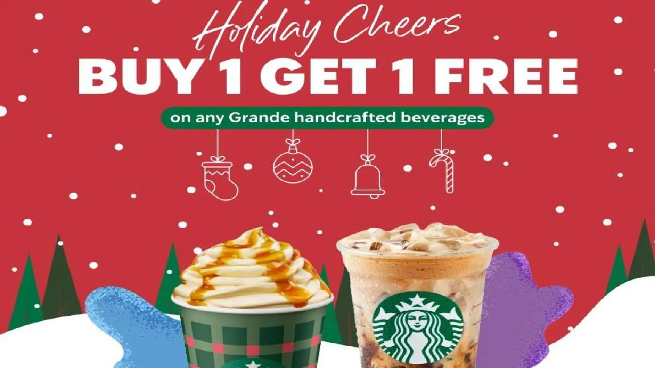 Daftar Promo Terbaru Starbucks Akhir Desember 2025, Nikmati Buy 1 Get 1 Free Minuman!