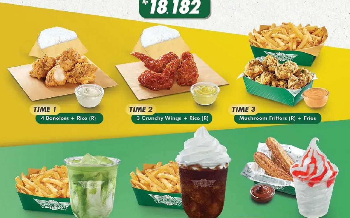 Promo Wingstop Serba Rp 18.182 Selama Bulan September 2024: Ada 6 Pilihan Menu yang Bisa Dinikmati!