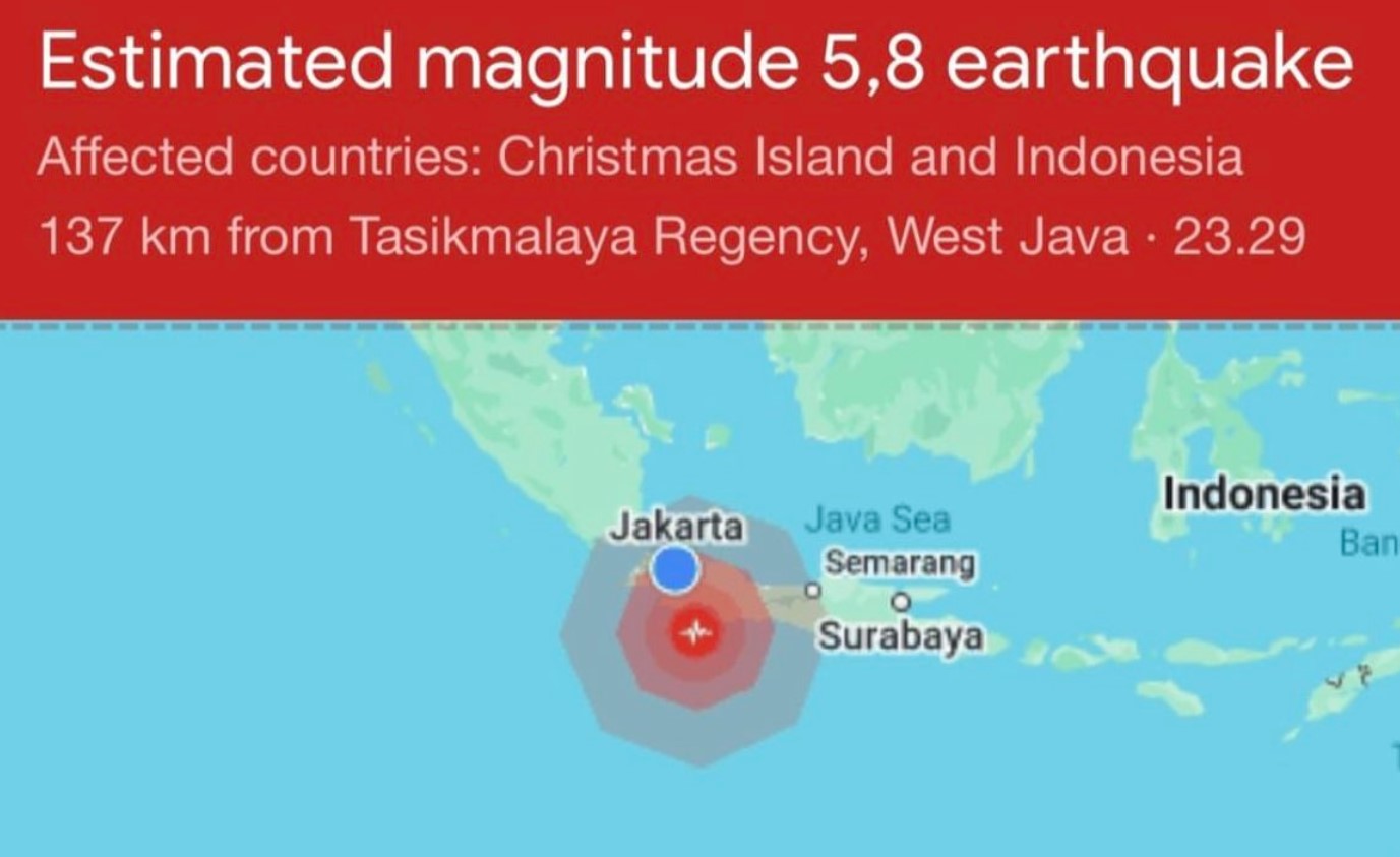 Gempa di Garut! Jakarta Juga Ikut Terasa Guncangannya