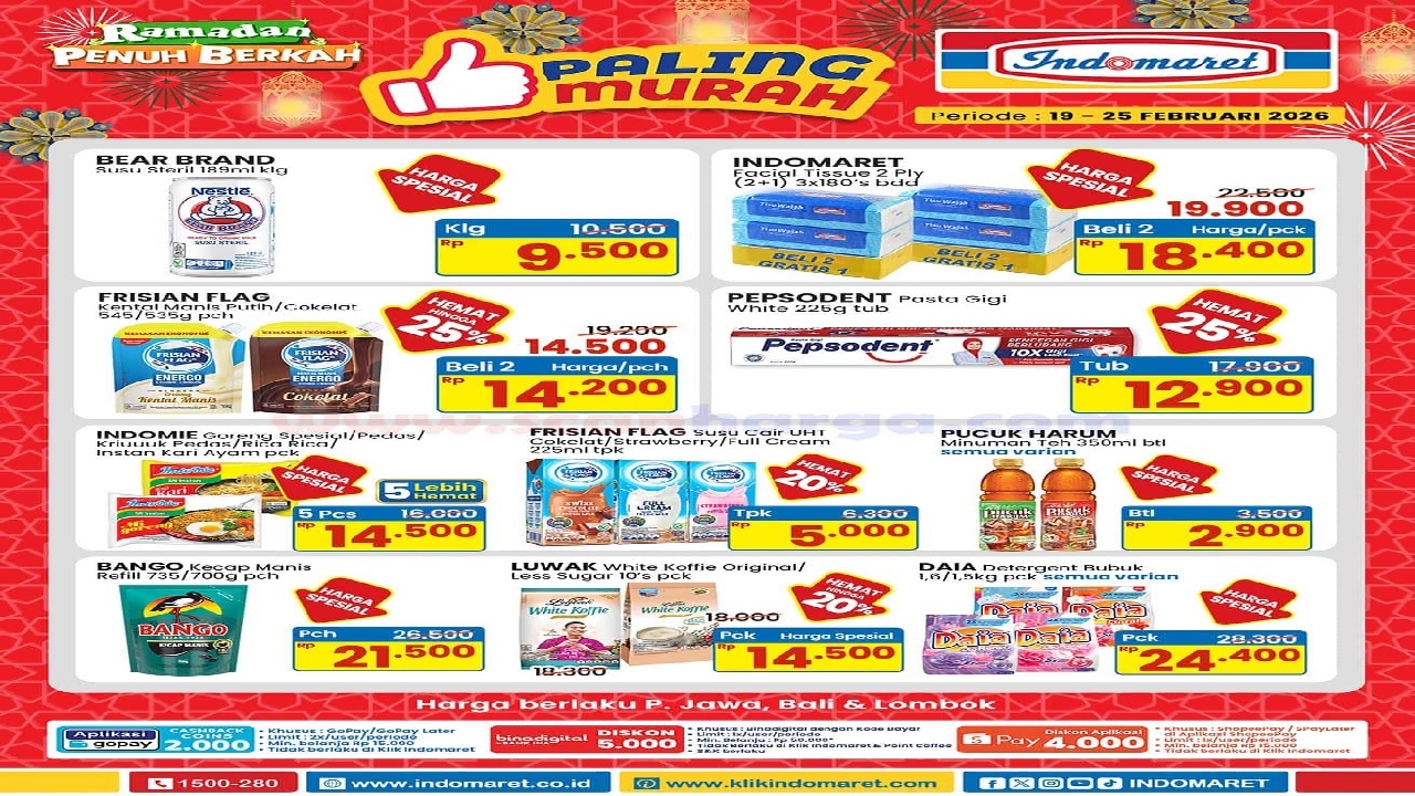 Daftar Promo Indomaret 22 Februari 2026: Minyak Goreng Fotune 2L Rp37.900