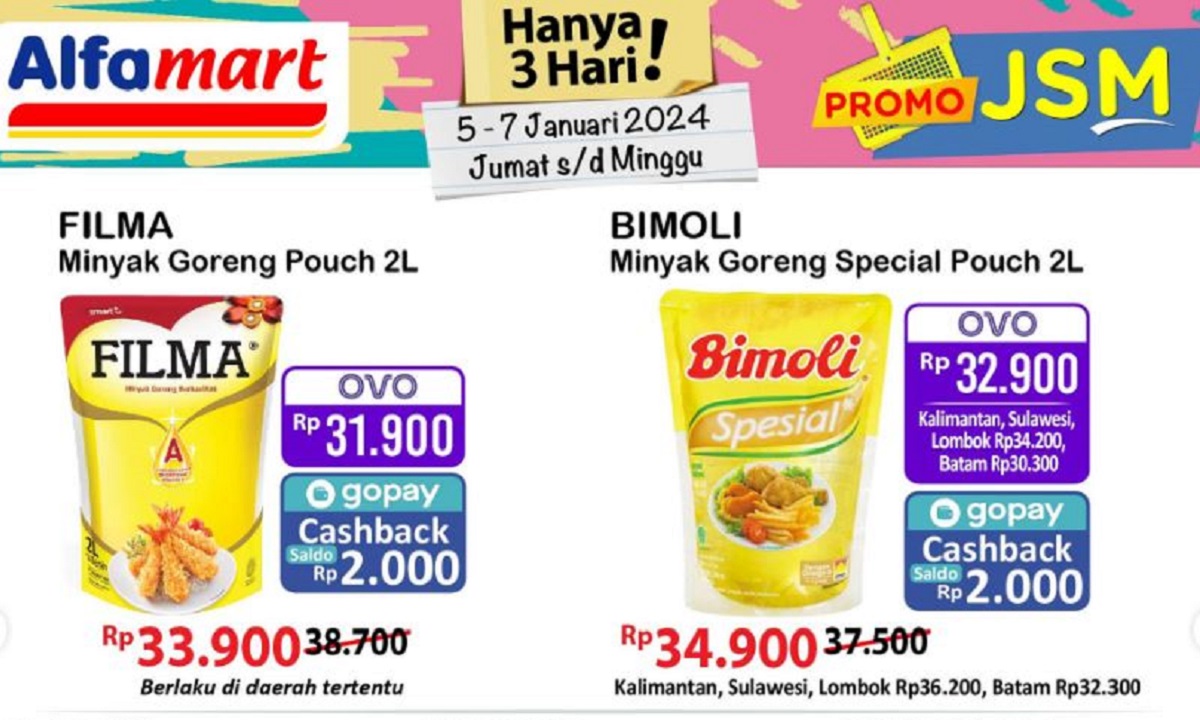 Katalog Promo JSM Alfamart Periode 5-7 Januari 2024: Belanja Kebutuhan Rumah Makin Hemat!