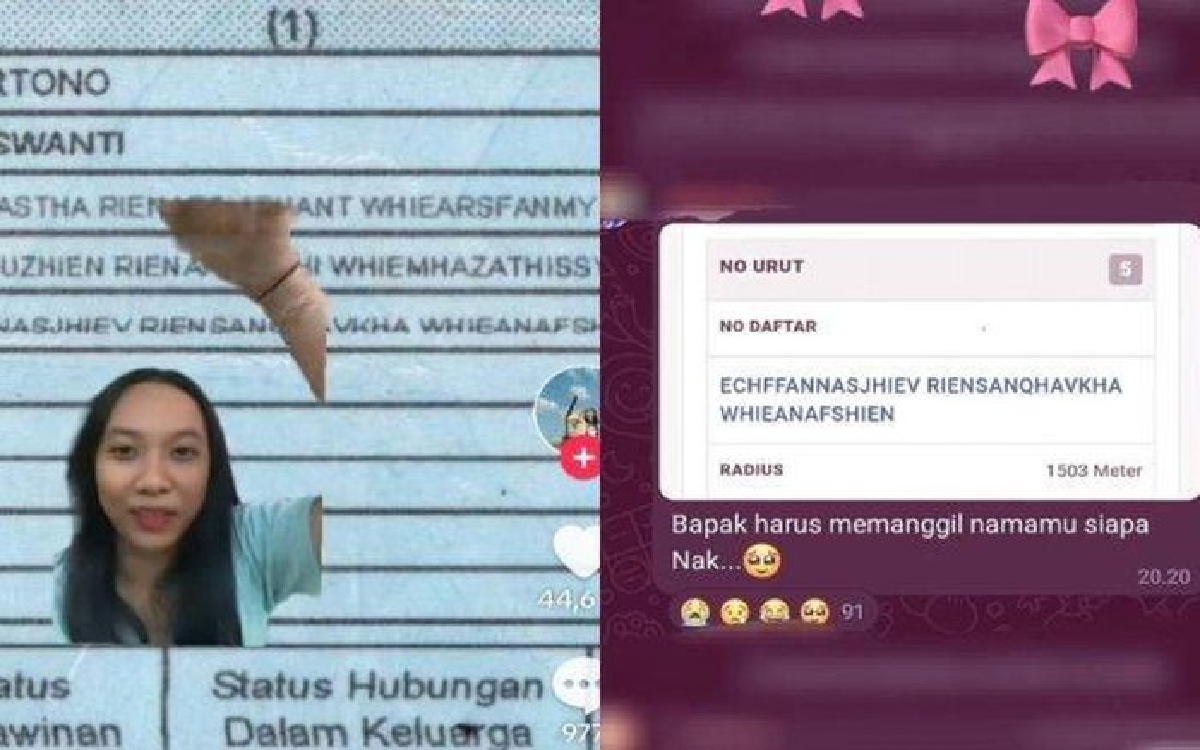 Viral! Guru Kesusahan Urus Nama Calon Muridnya, Panjang Banget