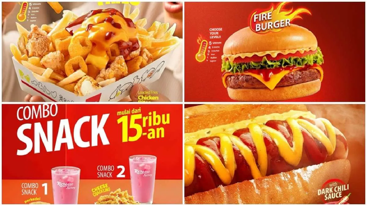 Daftar Promo Makanan Ringan Richeese Factory September 2025: Ada Loaded Fries hingga Burger Dijual Murah!