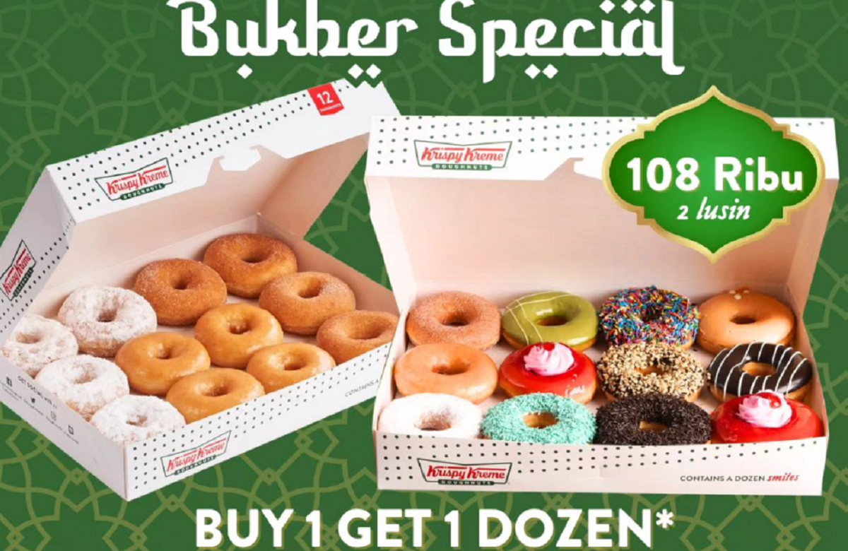 Segera Kunjungi Krispy Kreme dan Nikmati Promo Buy 1 Get 1 Donat untuk Berbuka Puasa!