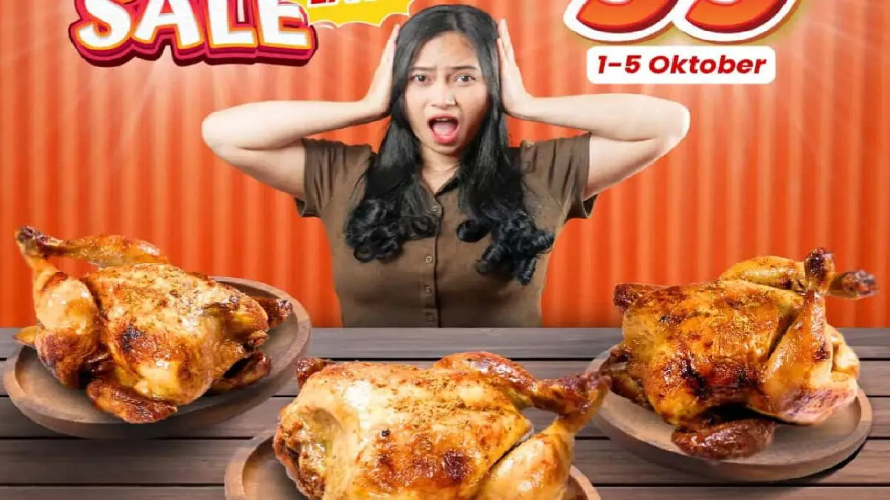 Promo Baru Emado's 3 Ekor Ayam 1-5 Oktober 2025, Bayar Rp99.000 Kenyang Puas!