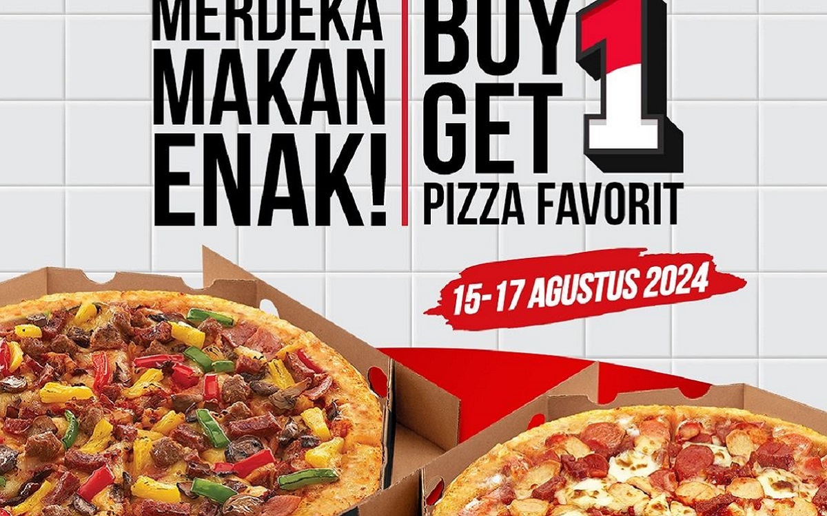 Mulai Hari Ini! PHD Berikan Promo Buy 1 Get 1 Pizza Spesial HUT RI Ke-79: Hanya Berlaku 3 Hari Saja