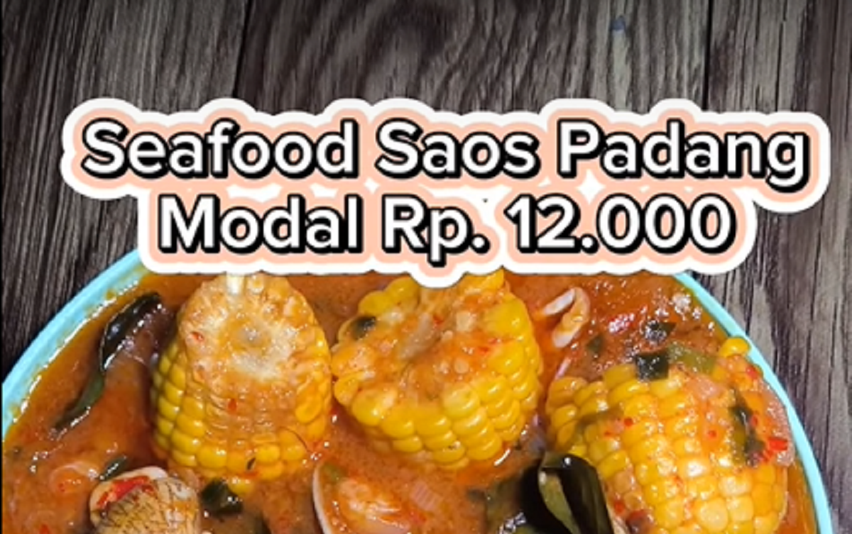 Viral! Masak Seafood Saus Padang Cuma Modal Rp 12 Ribu, Emang Bisa?