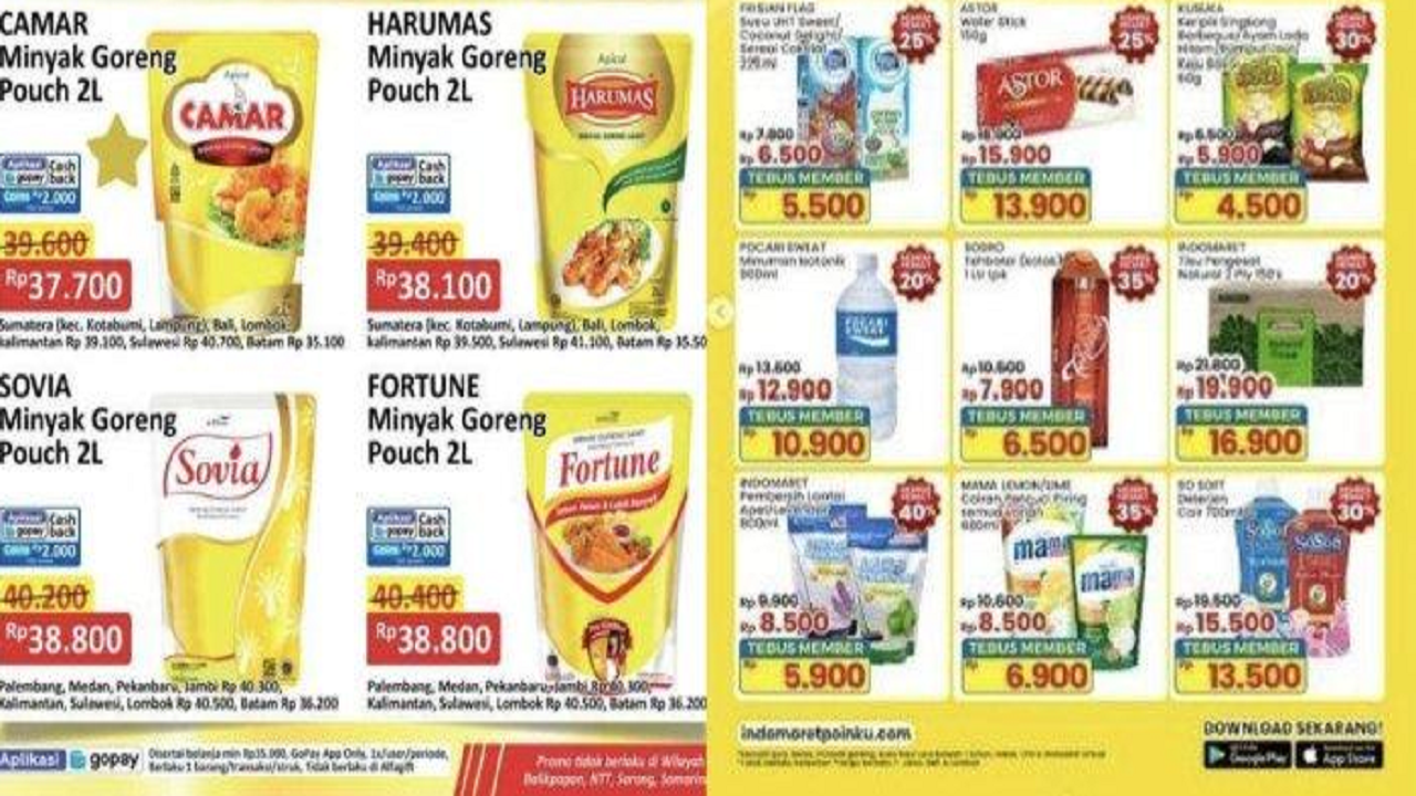 Katalog Promo Alfamart dan Indomaret 8 Juli 2025: Harga Minyak Goreng Serentak Murah!