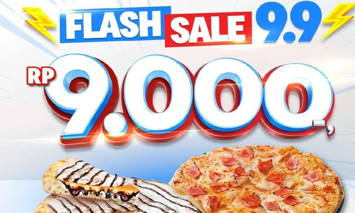 Flash Sale 9.9 Domino's Pizza: Beli Medium Pizza ke-2 Cuma Bayar Rp9.000