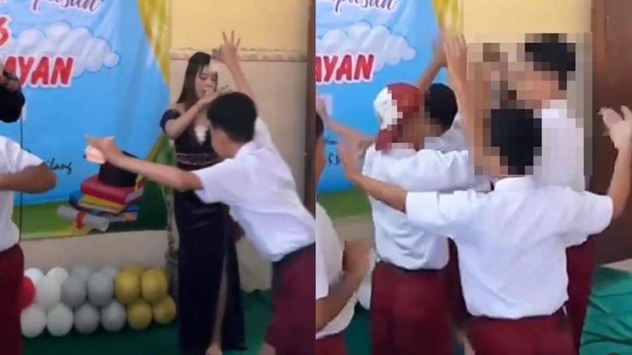 Viral Siswa Kelas 6 SD Sawer Biduan Saat Acara Perpisahan Sekolah, Begini Tanggapan Kepsek