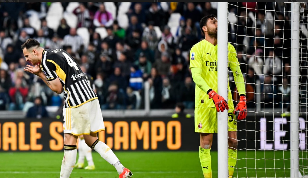 Kiper Apik! Marco Sportiello Gagalkan Kemenangan Juventus lawan Milan di Kandang