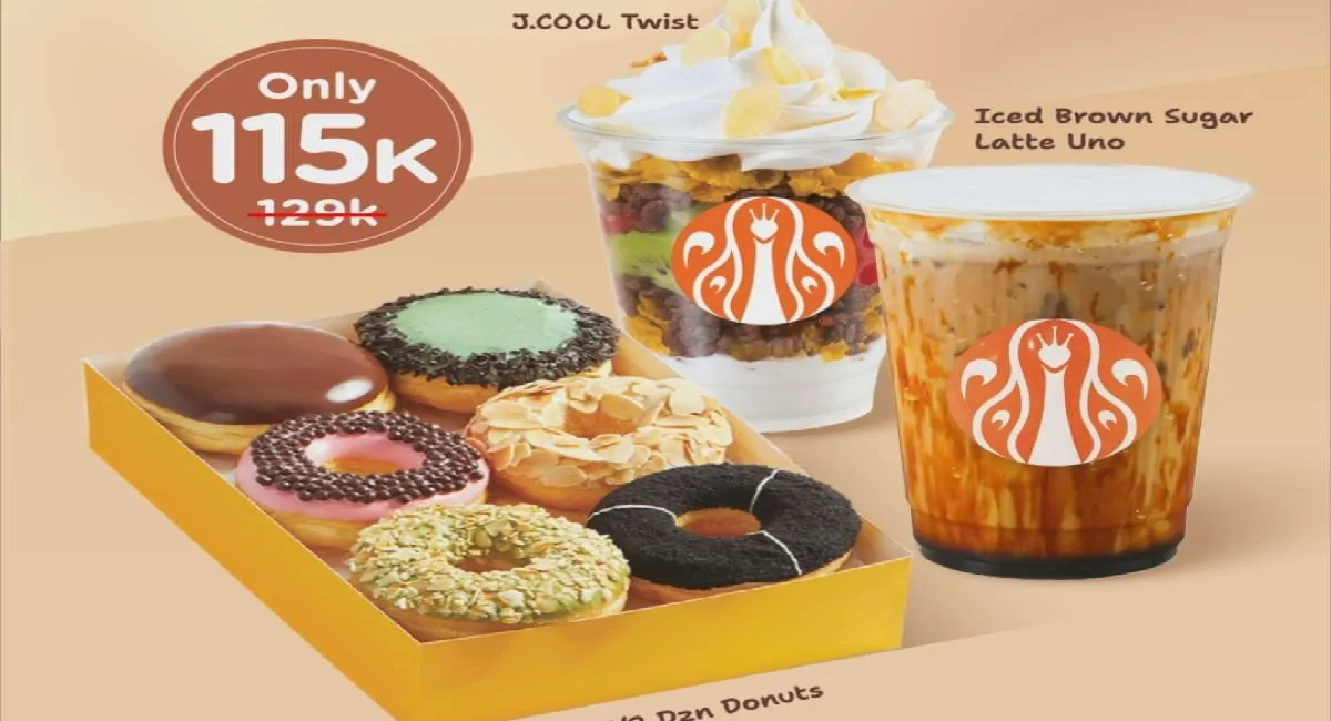 Ada Promo J.CO Terbaru: Paket 1/2 Lusin Donuts + 2 Minuman Harga Spesial!