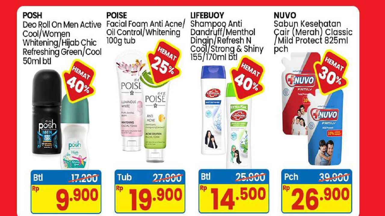 Promo Terhemat Indomaret 7 Agustus 2025: Shampo Lifebouy Hemat 40 Persen
