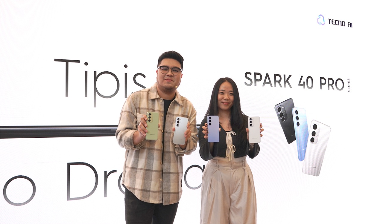 TECNO Resmi Hadirkan SPARK 40 Pro Series di Indonesia, Smartphone Ultra Tipis dengan Fitur Premium