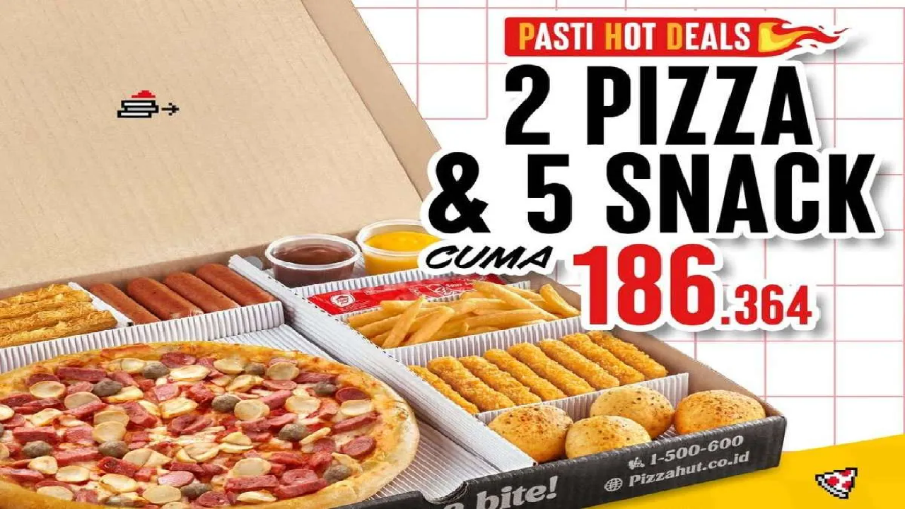 Buruan! Promo Pizza Hut Akhir Pekan November 2025, Paket Makan Pizza Lengkap Harga Hemat