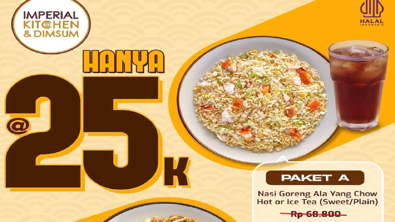 Promo Makan Imperial Kitchen 1-15 Desember 2025: Paket Hemat Serba Rp25.000
