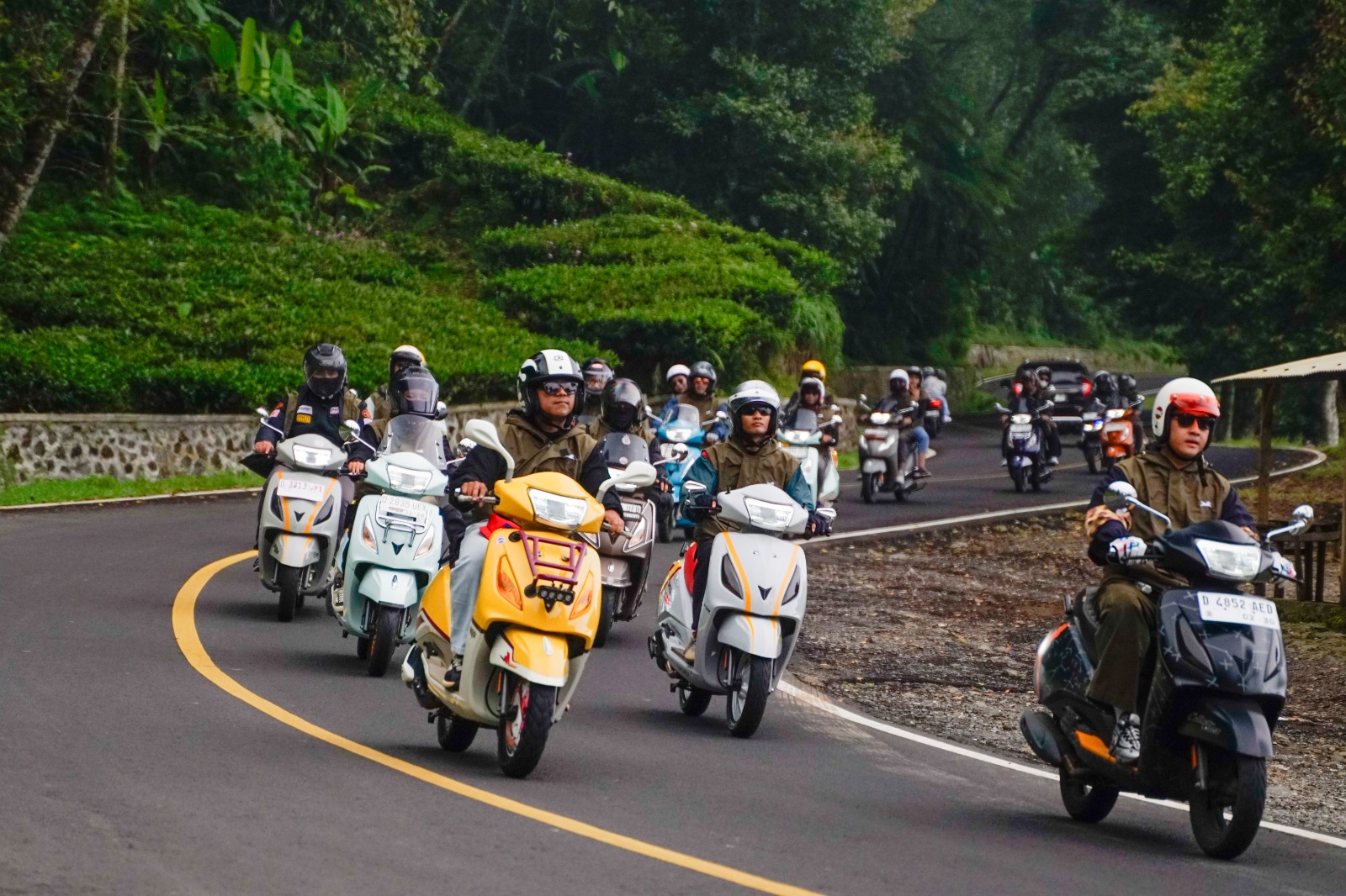 Komunitas TVS Callisto Gelar Campride di Bandung, Begini Keseruannya