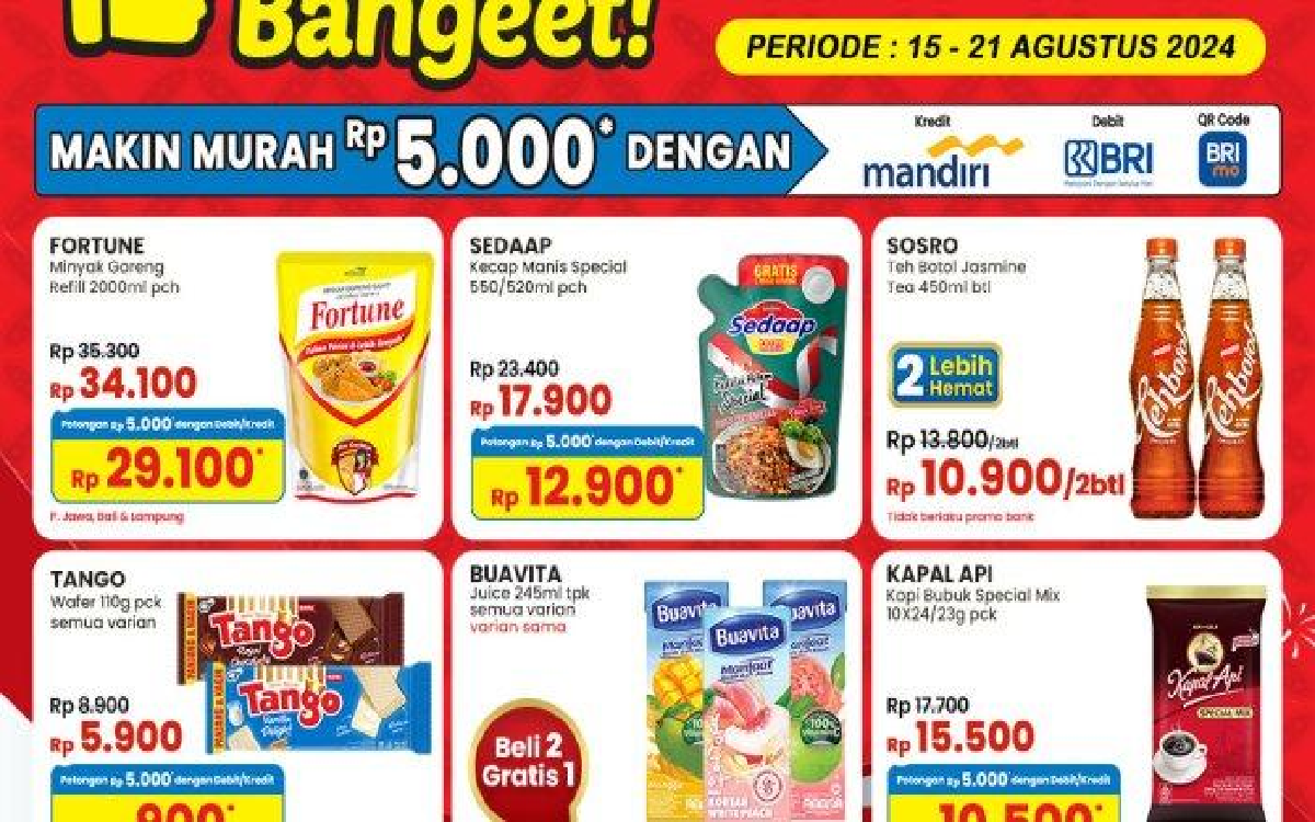 Hari Ini Terakhir! Cek Sederet Promo Terbaik di Indomaret