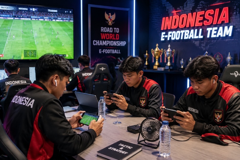 Di Balik Rekor 24 Negara, Ini Persiapan Atlet E-Football Indonesia Menuju Asian Games 2026 Aichi-Nagoya