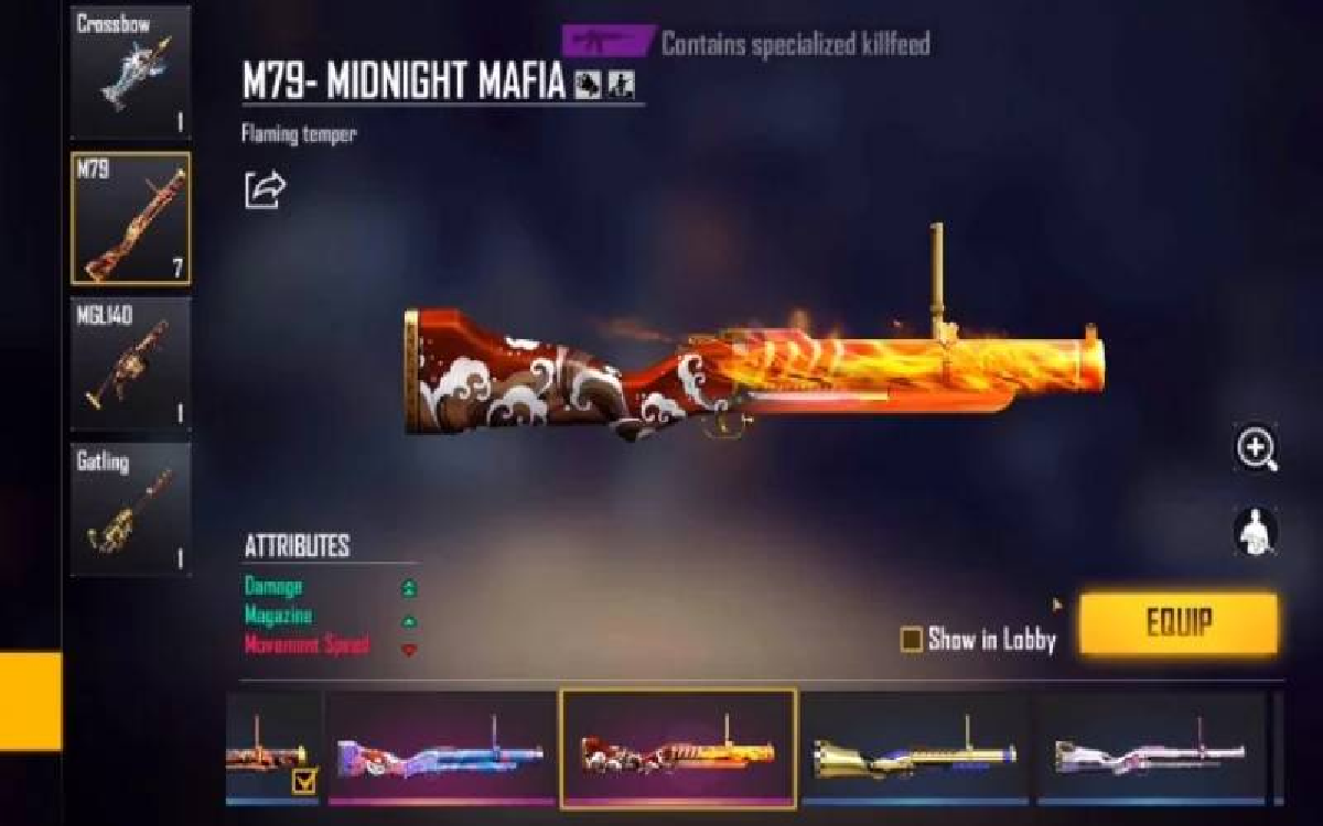 Dapatkan Senjata Gratis Free Fire M79 Yuk Klaim Kode Redeemnya Senin 9 September 2024