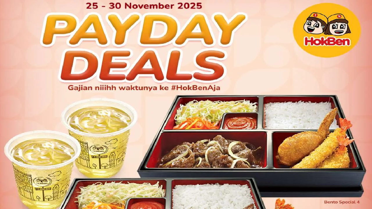 Promo Hokben Pay Day! Paket Berdua Cuma Rp 50.000an per Orang, Cek Syaratnya