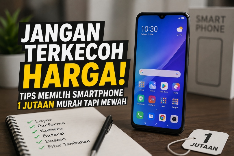 Jangan Terkecoh Harga! Tips Memilih Smartphone 1 Jutaan Murah Tapi Mewah