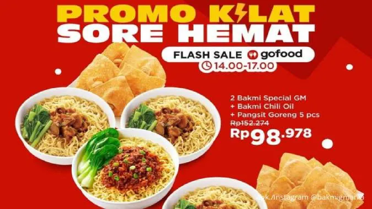Berlaku Hanya di Gofood, Yuk Ambil Promo Bakmi GM: Makan Banyak Harga Spesial