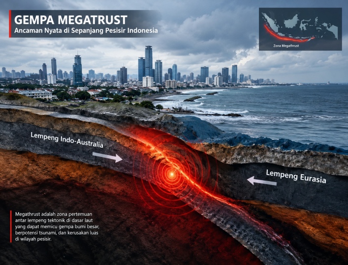 Isu Megathrust Selat Sunda Ramai di Perbincangkan, Pakar Minta Publik Tak Menelan Informasi Mentah