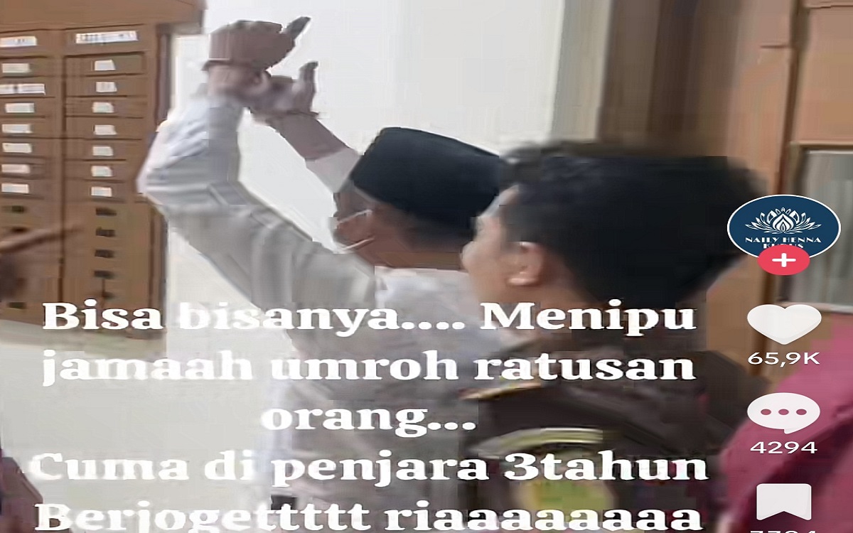 Penipu Jemaah Umroh Tampil Narsis Usai Dihukum 3 Tahun Penjara, Aksi Jogetnya Viral di Media Sosial