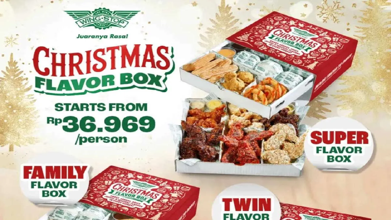 Promo Terbaru Wingstop Menjelang Hari Natal 2025: 3 Paket Lengkap Mulai Rp 36.000an