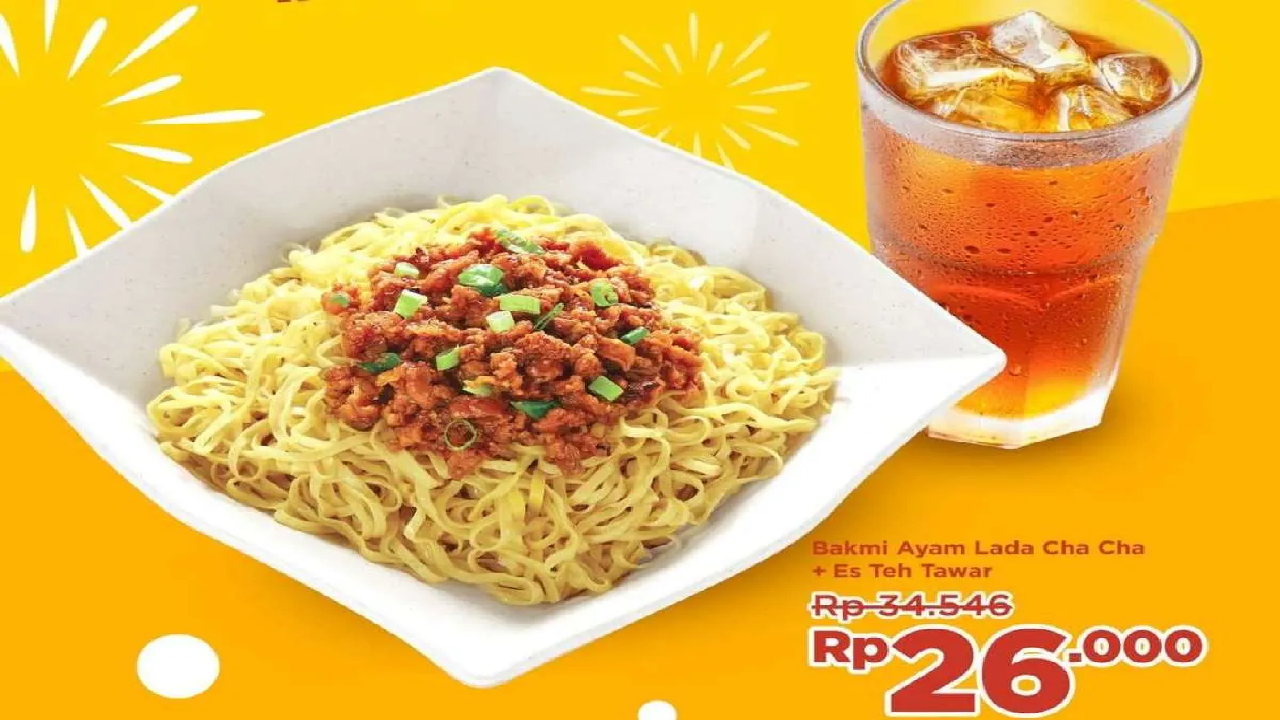 Promo Terbaru Bakmi GM Spesial Tahun Baru 2026: Paket Bakmi Ayam Plus Minum Cuma Rp26.000
