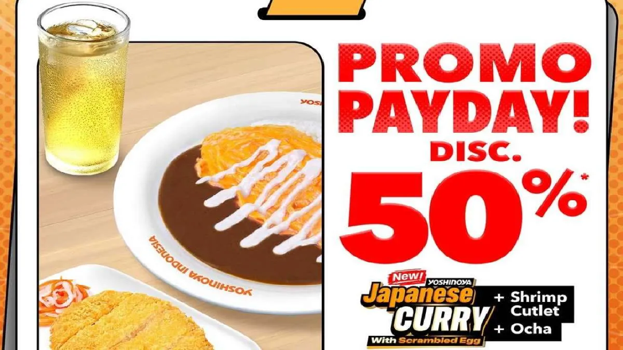 Promo Spesial Gajian dari Yoshinoya di Akhir Agustus 2025: Ada Paket Diskon 50 Persen