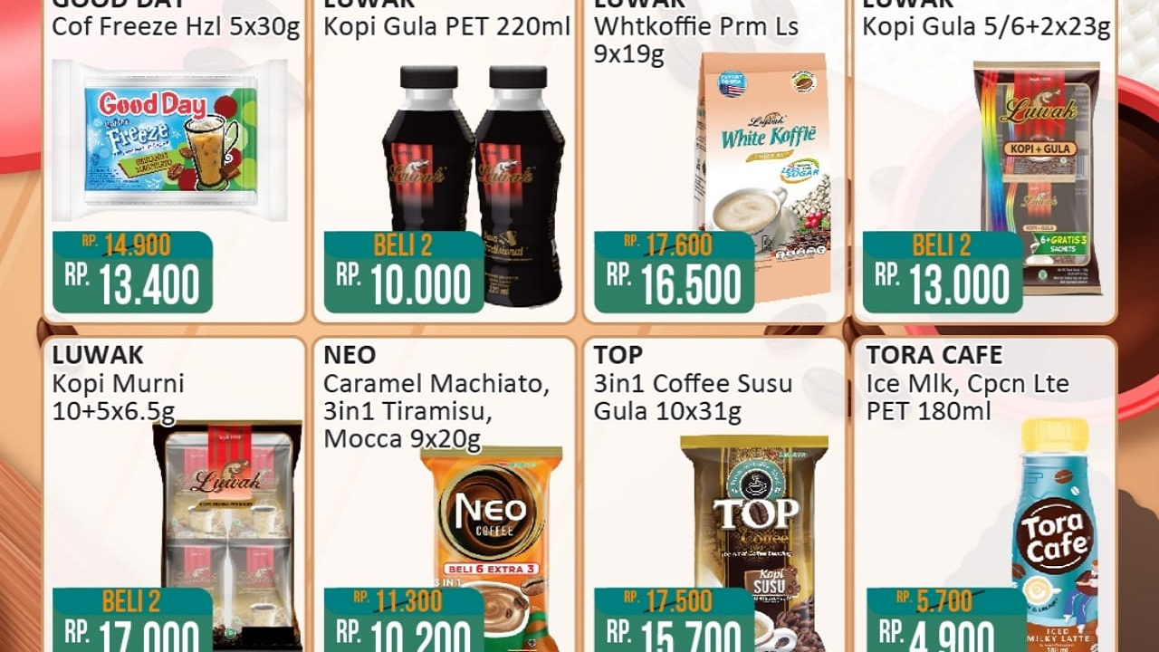 Tahan Ngantuk! Ambil Promo Coffee Fair Spesial dari Alfamart Rabu 7 Mei 2025