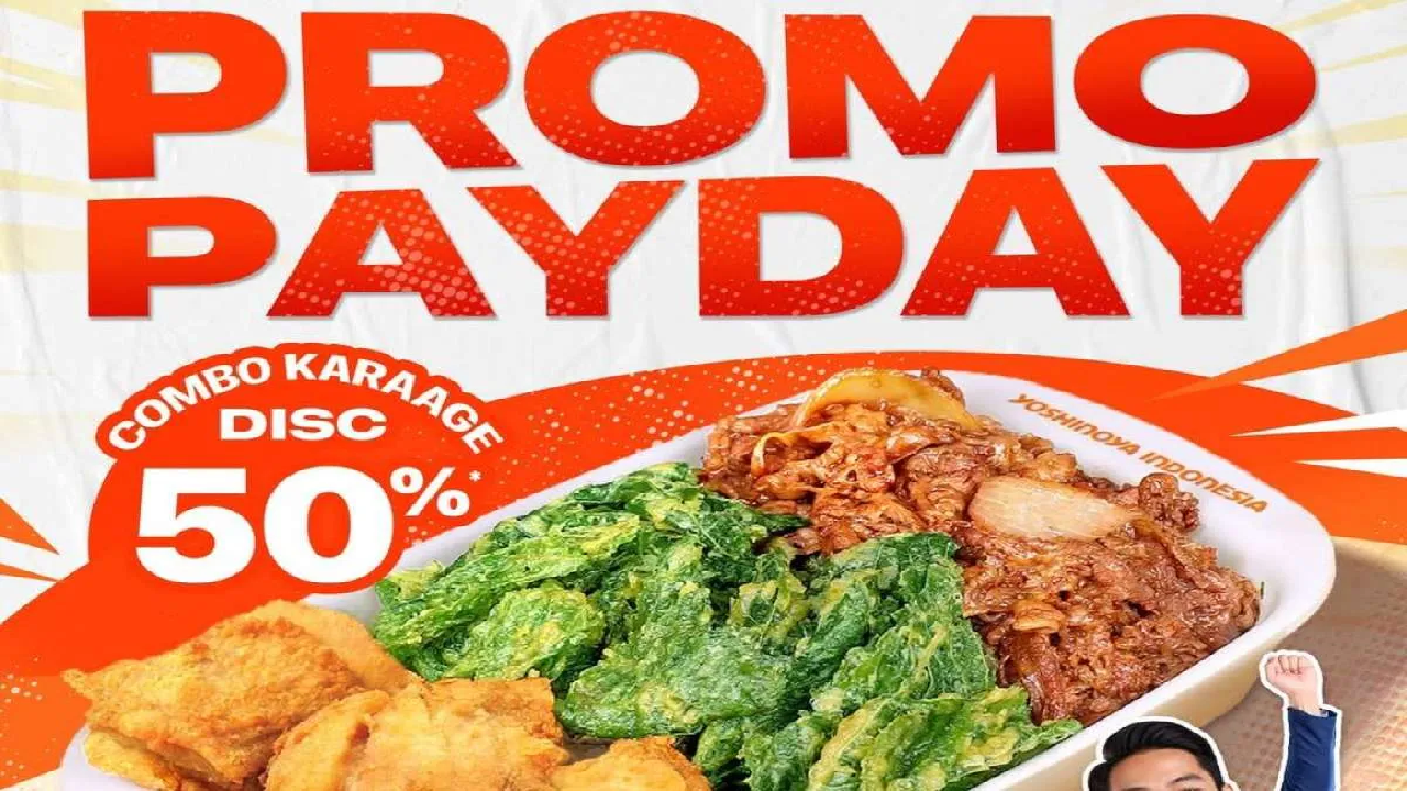 Intip Promo Terbaru Yoshinoya Lengkap Hari Ini: Diskon 50 Persen untuk Combo Karaage