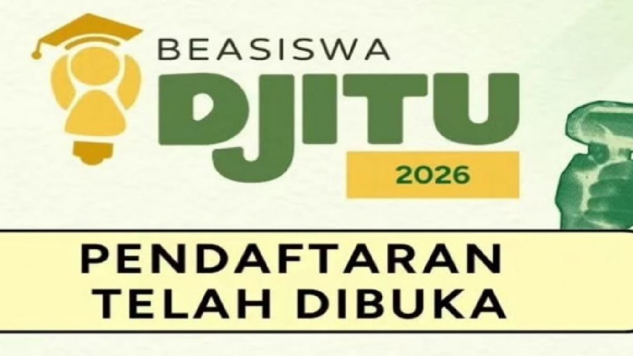 Beasiswa Djitu 2026 Resmi Dibuka: Dana Hingga Rp10 Juta per Semester Cair!