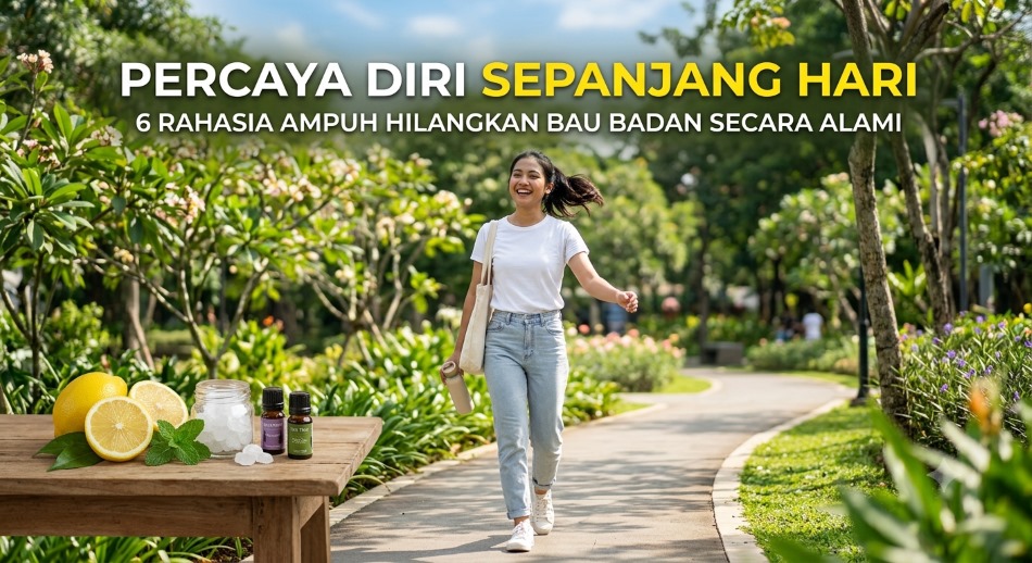 Percaya Diri Sepanjang Hari: 6 Rahasia Ampuh Hilangkan Bau Badan Secara Alami