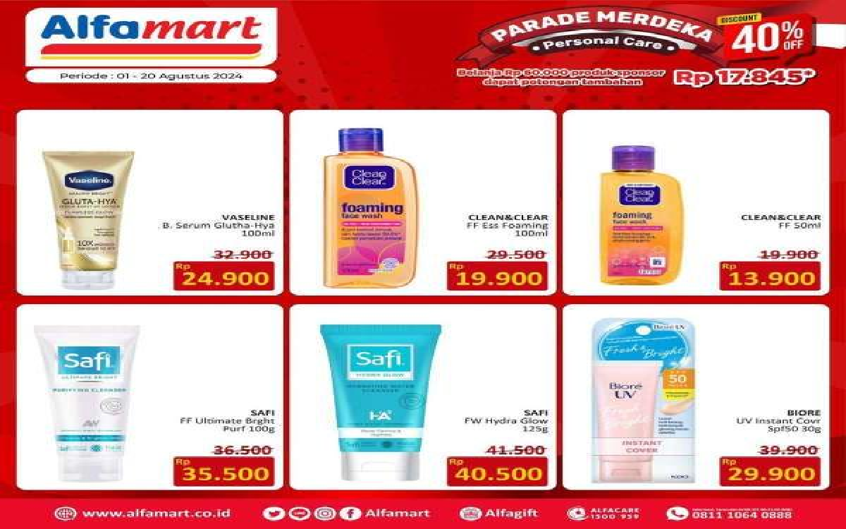 Hari Terakhir! Belanja di Alfamart Diskon Besar Hingga 40 Persen, Intip Daftar Produknya