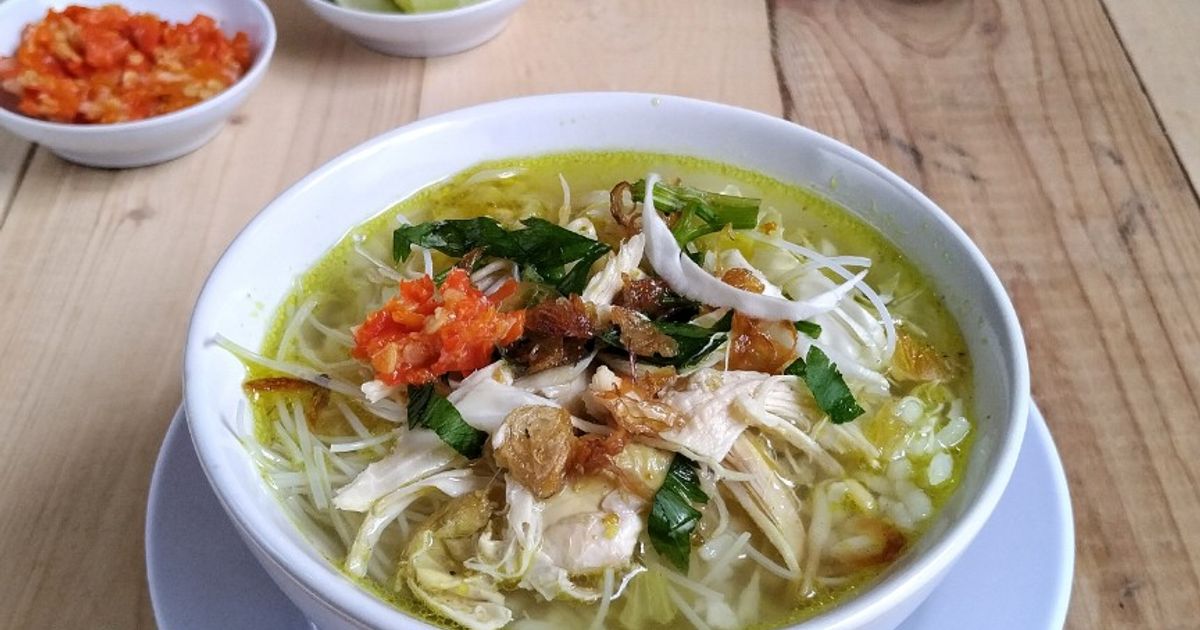 Resep Soto Ayam Bening yang Gurih dan Segar, Tanpa Kunyit Tapi Tetap Menggoda!