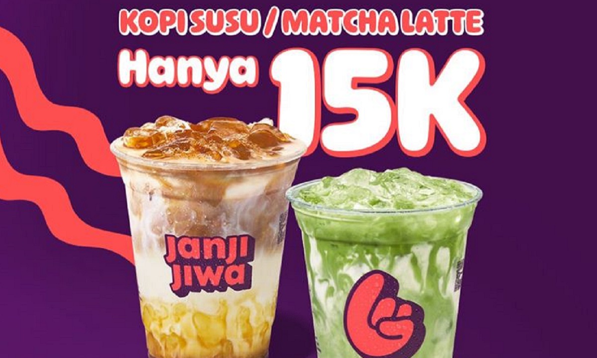 Promo Spesial Janji Jiwa: Beli Minuman Favoritmu Mulai dari Rp15.000 aja!