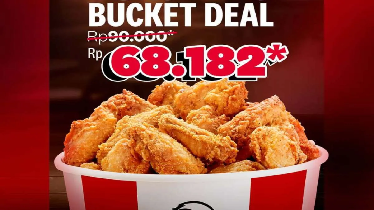 Promo Terbaru KFC! Beli Bucket Deal Cuma Rp60.000an, Cocok Makan Bareng Keluarga
