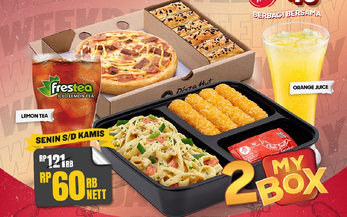 Promo September Ceria di Pizza Hut: Nikmati Makan Siang Berdua Hanya Rp 60 ribu! 